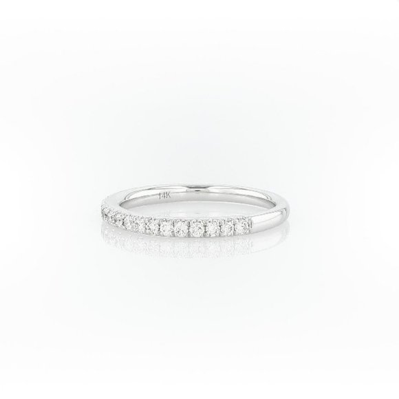 Pavé Diamond Ring in 14k White Gold (1/4 ct. tw.) - Picture 6 of 8